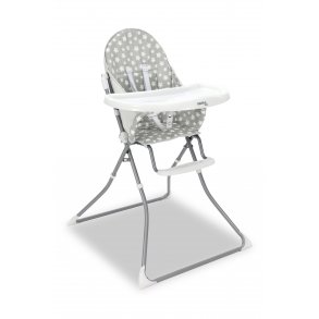 Asalvo High Chair Quick, Grey Stars
