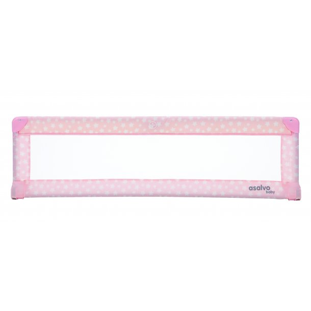 Asalvo Bed Guard 150 cm, Pink Stars
