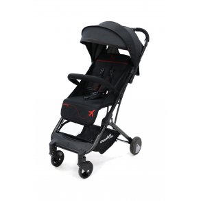 Asalvo Pushchair Flight Travel+, Black/Red