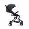 Asalvo Pushchair Flight Travel+, Black/Aqua