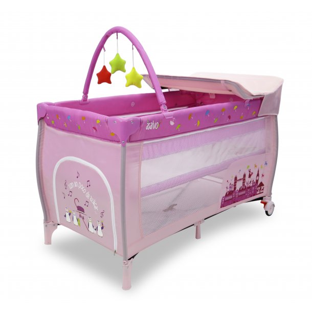 Asalvo Travel Cot Mix Plus with Insert, Changing Table and Opening