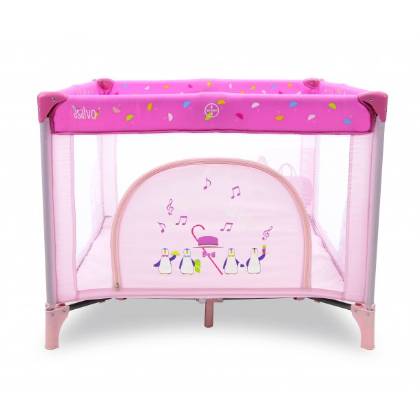 Asalvo Playpen London 99x99 cm, Pink