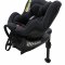 Asalvo Car Seat 0-18 kg and 360 Degrees Rotation, Virafix, Black