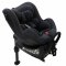 Asalvo Car Seat 0-18 kg and 360 Degrees Rotation, Virafix, Black