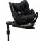 Asalvo Car Seat 0-18 kg and 360 Degrees Rotation, Virafix, Black