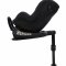 Asalvo Car Seat 0-18 kg and 360 Degrees Rotation, Virafix, Black