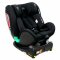 Asalvo Car Seat 0-18 kg. and 360 degree rotation, Elite Fix, Black