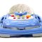 Asalvo Walking Chair Baby, Blue Stars
