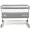 Asalvo Bedside Crib, Beige Melange