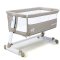 Asalvo Bedside Crib, Beige Melange
