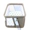 Asalvo Bedside Crib, Beige Melange