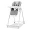 Asalvo High chair with wheels, Rabbit/Grey