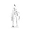 Asalvo High chair with wheels, Rabbit/Grey