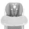 Asalvo High chair with wheels, Rabbit/Grey