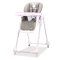 Asalvo High chair with wheels, Rabbit/Pink