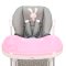 Asalvo High chair with wheels, Rabbit/Pink