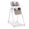Asalvo High chair with wheels, Rabbit/Pink
