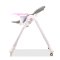 Asalvo High chair with wheels, Rabbit/Pink