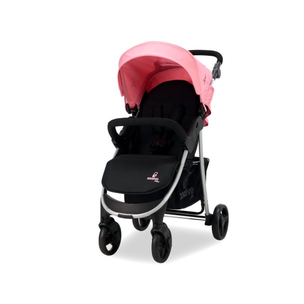 Asalvo Pushchair America, Pink/Black