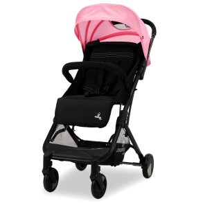 Asalvo Stroller Flight Travel+, Black/Pink