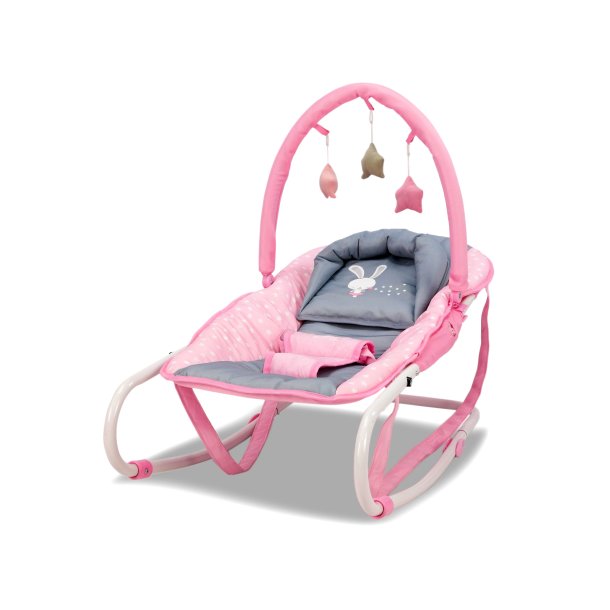 Asalvo Baby bouncher baby Rabbit, Pink