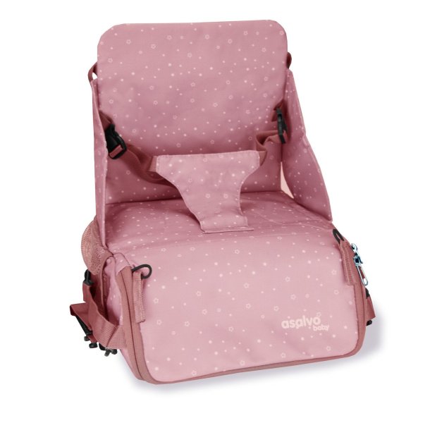 Asalvo Bag-Go Anywhere Booster Humus, Pink