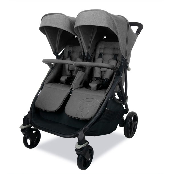 Asalvo Stroller Double Bro, Grey