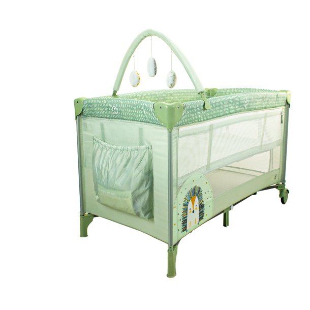 Asalvo Travel Cot Complet Duo Baby, Hedgehog