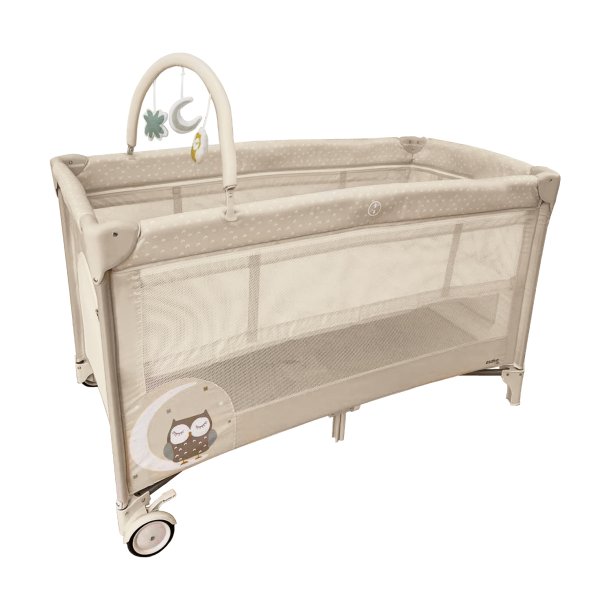 Asalvo Travel Cot Complet Duo Baby, Owl