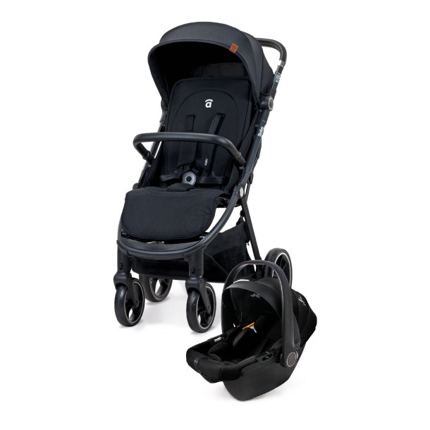 Asalvo Barnvagn Kibu Resesystem, Svart