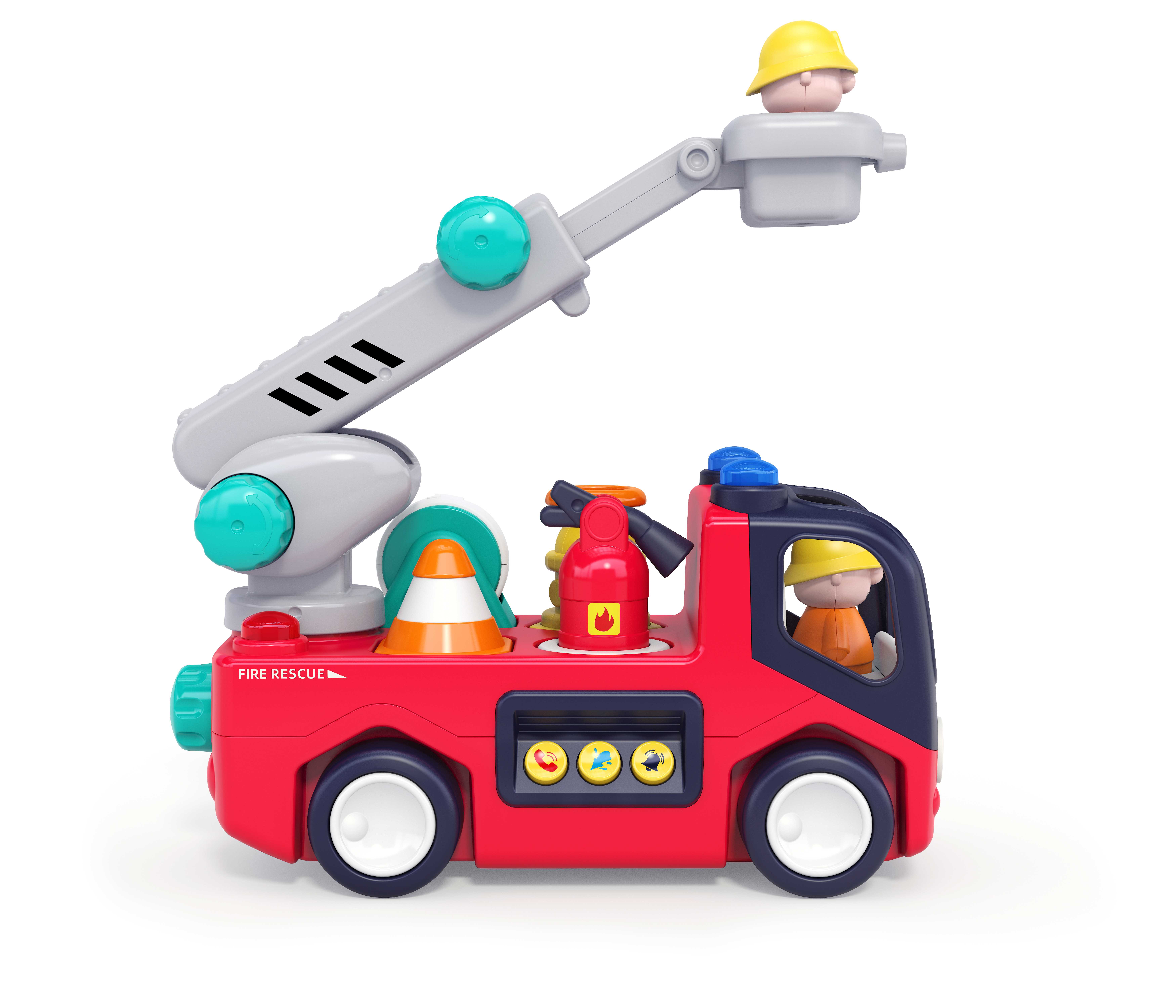 Early Learning Fire Engine (with lights/music/electric universal) — view 2