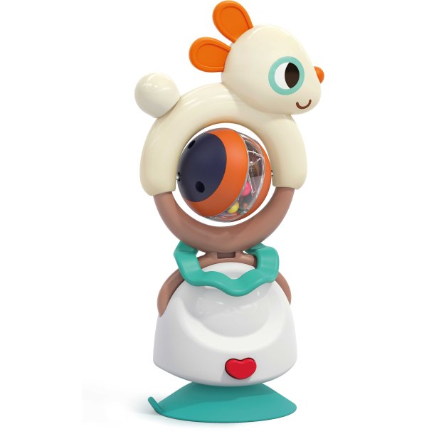 Kinder and Kids Rattle (2 in 1), Naughty rabbit with rotation