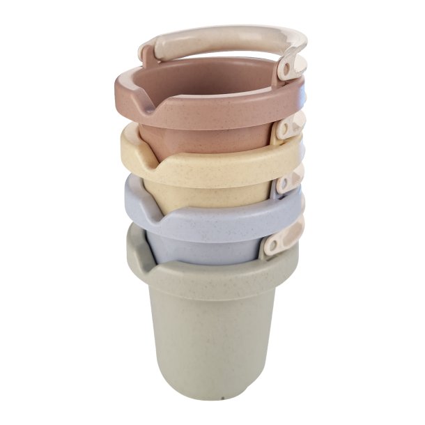 Kinder and Kids BIOplast bath toy bucket with hole (4 pcs.