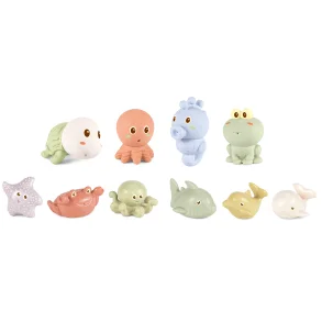 Kinder and Kids BIOplast bath toy water-jet sea animals (10 pcs.)