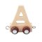 Kinder and Kids Letter train A, Natural