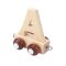 Kinder and Kids Letter train A, Natural