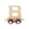 Kinder and Kids Letter train B, Natural