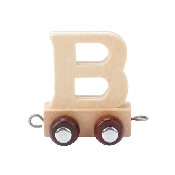 Kinder and Kids Letter train B, Natural