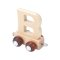 Kinder and Kids Letter train B, Natural