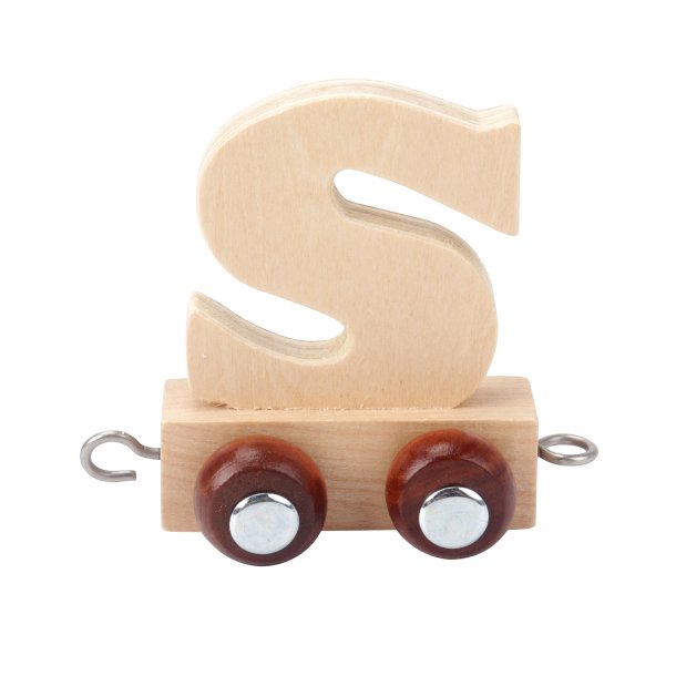 Kinder and Kids Letter train S, Natural