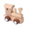 Kinder and Kids Letter train locomotive, Natural