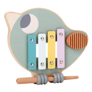 Kinder and Kids Xylofon og perkussions instrument, Fugl