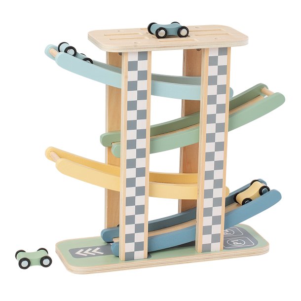 Kinder and Kids Car Track with Cars (4 pcs.)