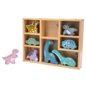 Kinder and Kids Dinosaur i trkasse (8 stk.)