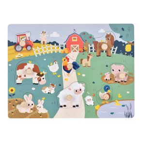 Kinder and Kids Knoppuslespil, Bondegrd