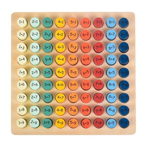 Kinder and Kids Counting Board with Addition Tasks