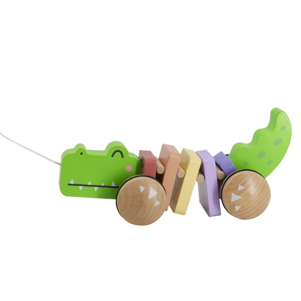 Kinder and Kids Pull-Along Toy, Crocodile