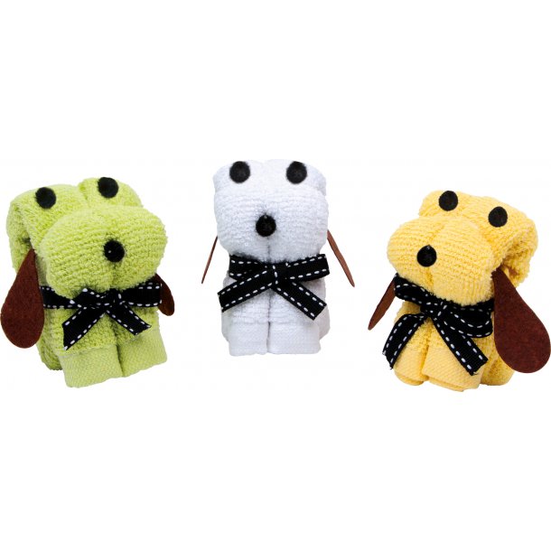 Legler Washcloths Small (3 pcs), Dogs