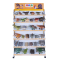 Mojo 100 cm Metal display with dividers and wheels