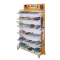 Mojo 100 cm Metal display with dividers and wheels